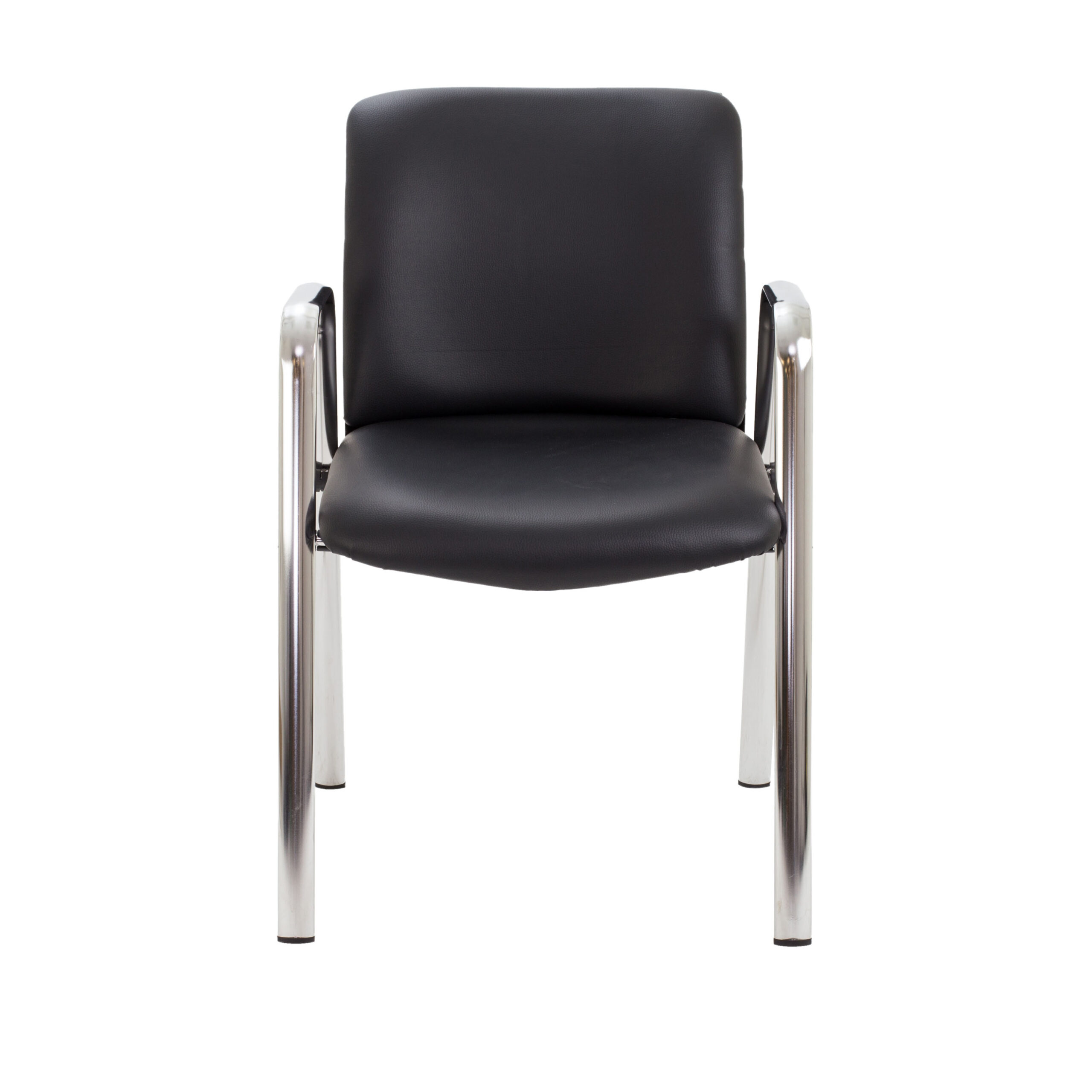 Sturdy Meeting Visitor Chair with Chrome Frame