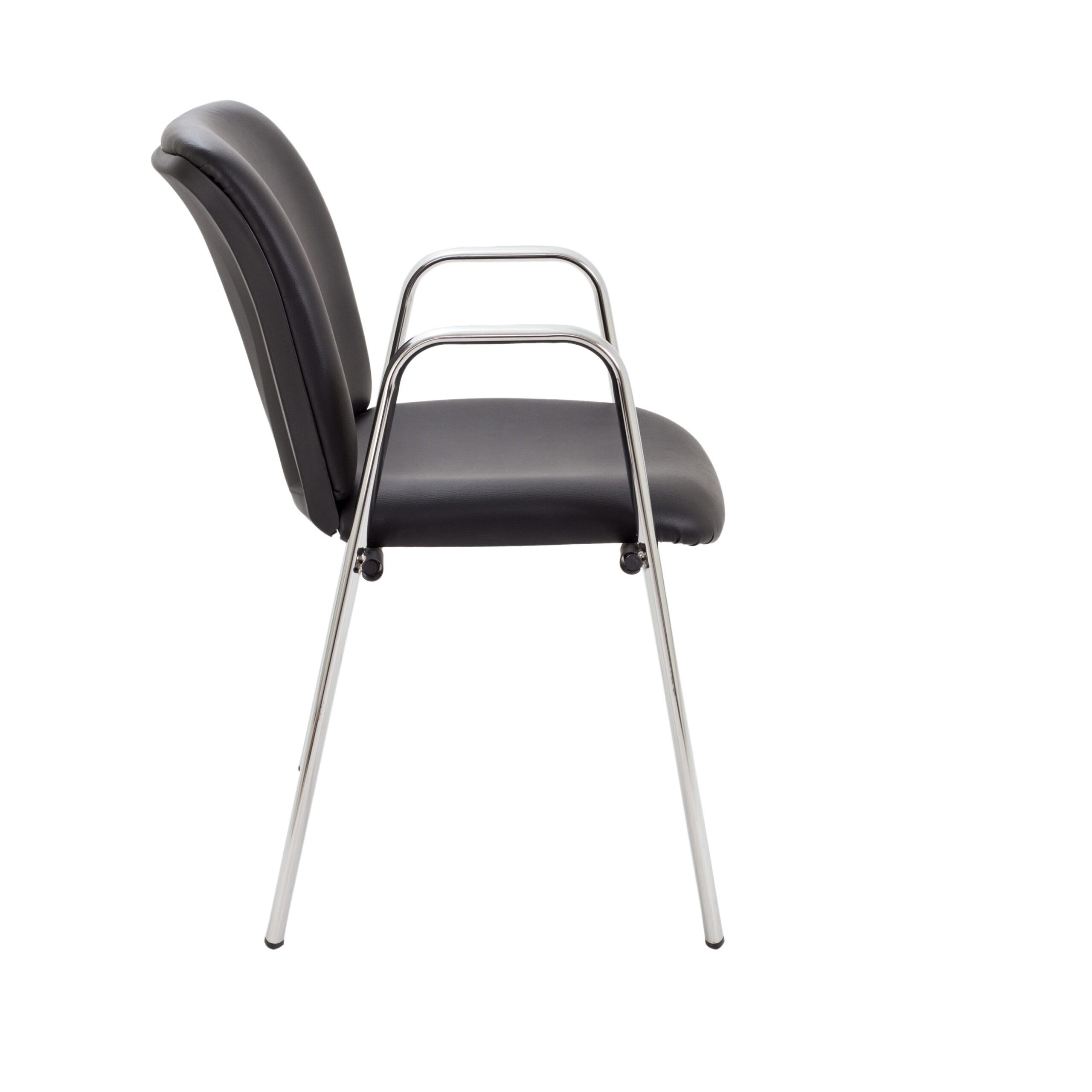 Sturdy Meeting Visitor Chair with Chrome Frame