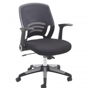 Mid-Back Mesh Task Office Chair with Fold Back Arms