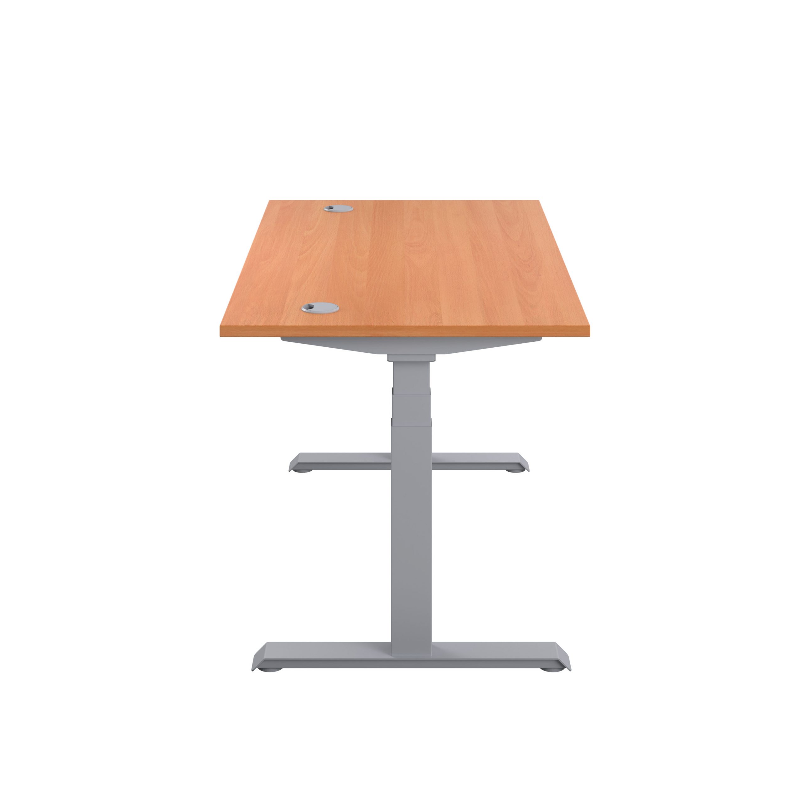 Economy Sit Stand Electric Height Adjustable Desk - With Programmable Memory - Available in 4 Desk Sizes, 4 Top Colours & 2 Leg Frame Colours