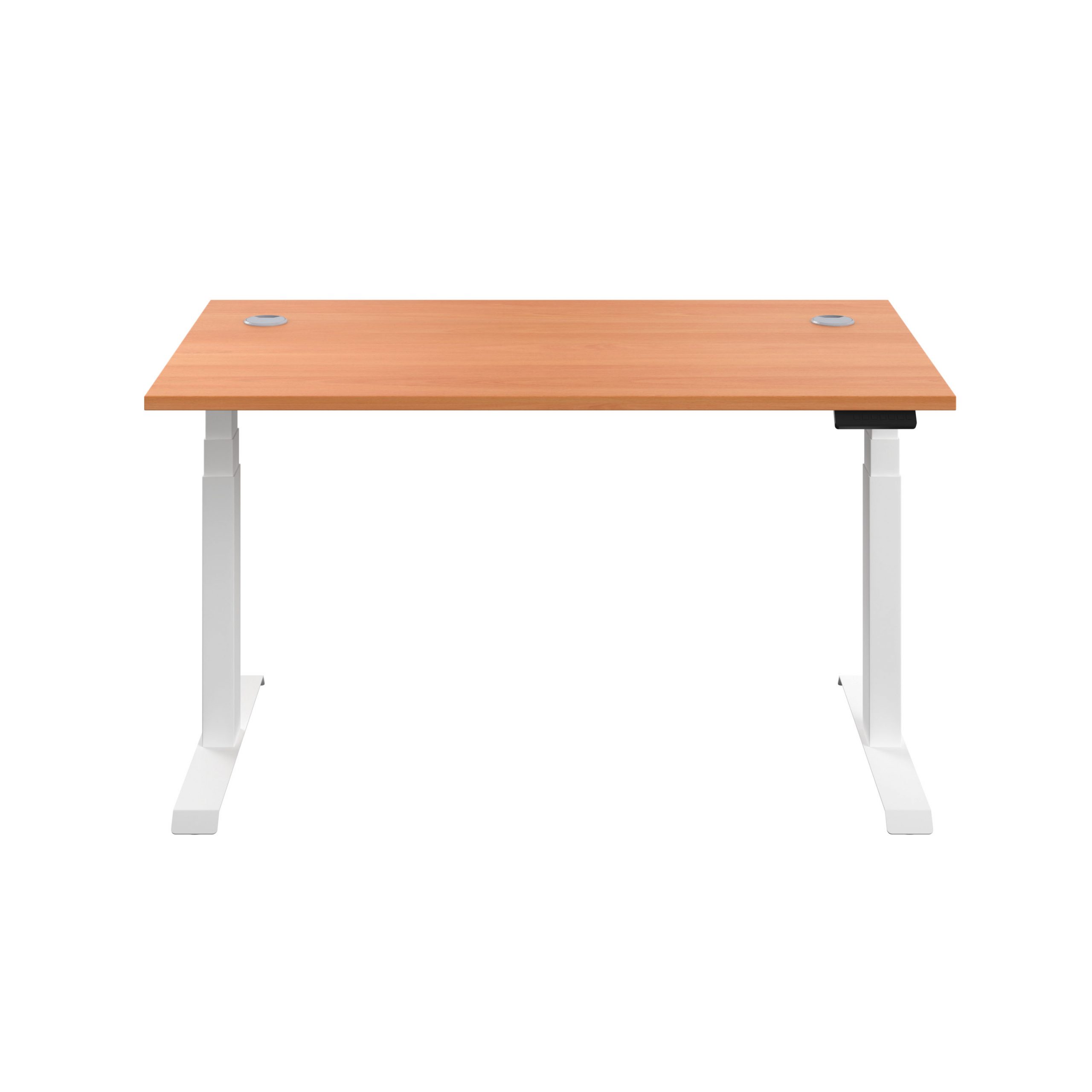 Economy Sit Stand Electric Height Adjustable Desk - With Programmable Memory - Available in 4 Desk Sizes, 4 Top Colours & 2 Leg Frame Colours