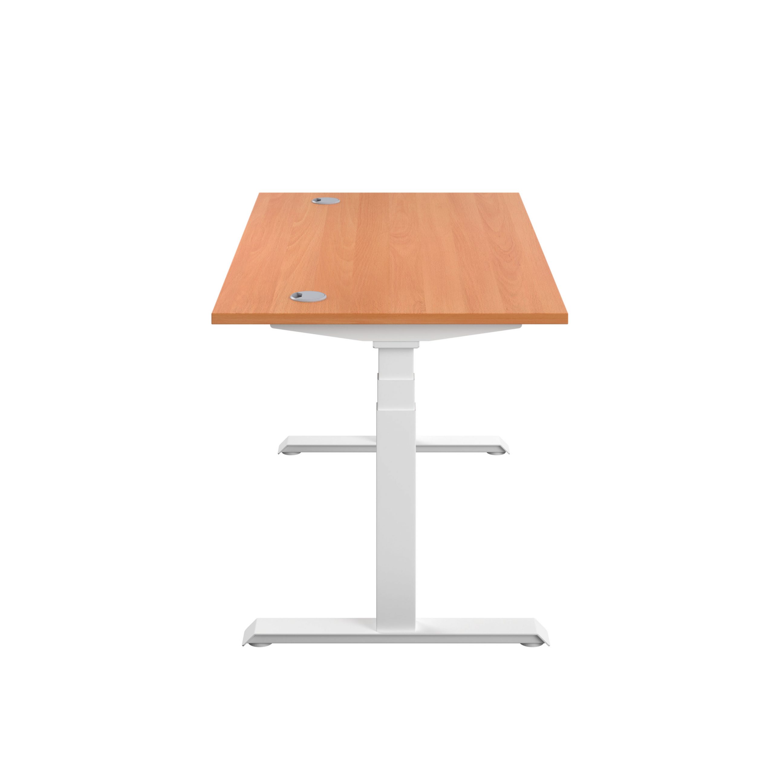 Economy Sit Stand Electric Height Adjustable Desk - With Programmable Memory - Available in 4 Desk Sizes, 4 Top Colours & 2 Leg Frame Colours