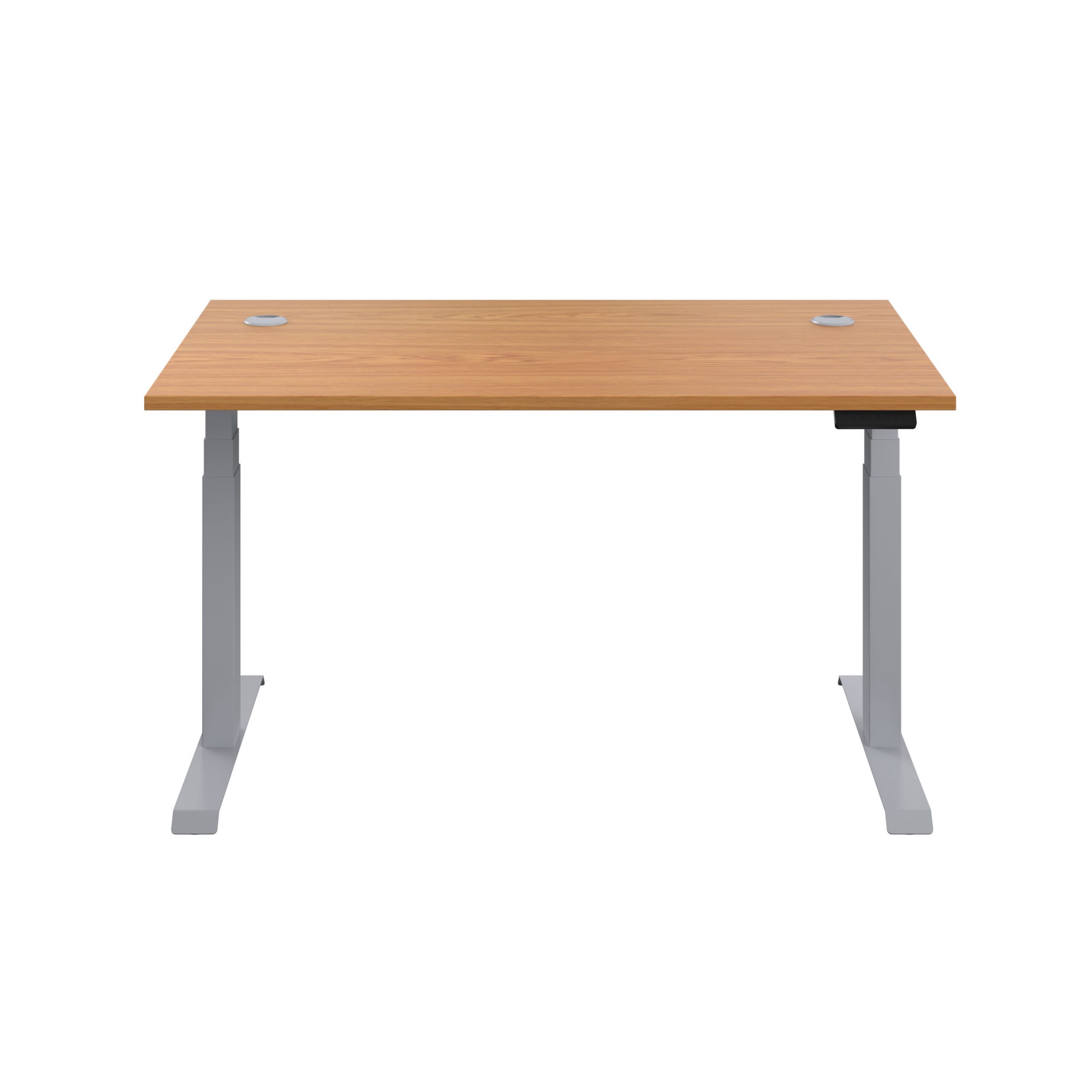 Economy Sit Stand Electric Height Adjustable Desk - With Programmable Memory - Available in 4 Desk Sizes, 4 Top Colours & 2 Leg Frame Colours