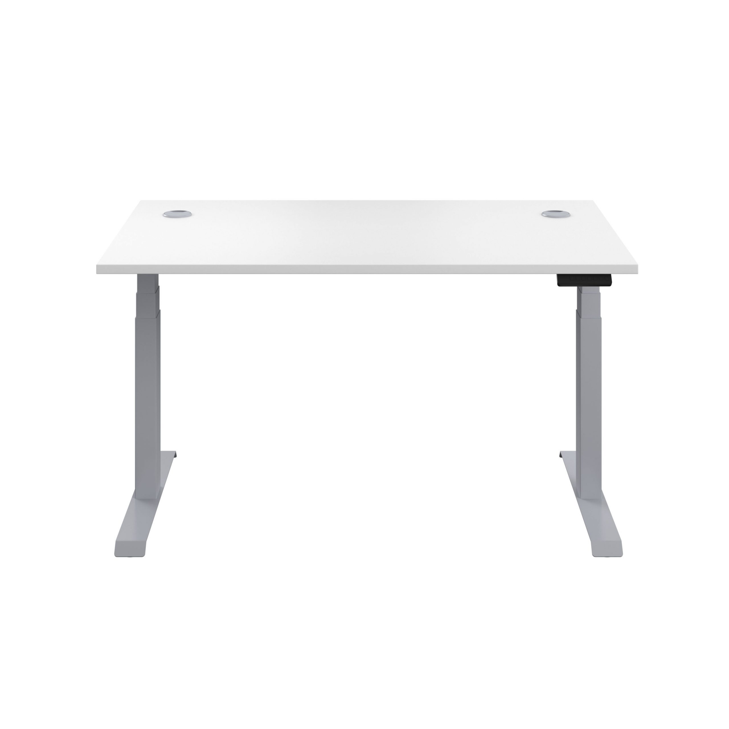 Economy Sit Stand Electric Height Adjustable Desk - With Programmable Memory - Available in 4 Desk Sizes, 4 Top Colours & 2 Leg Frame Colours