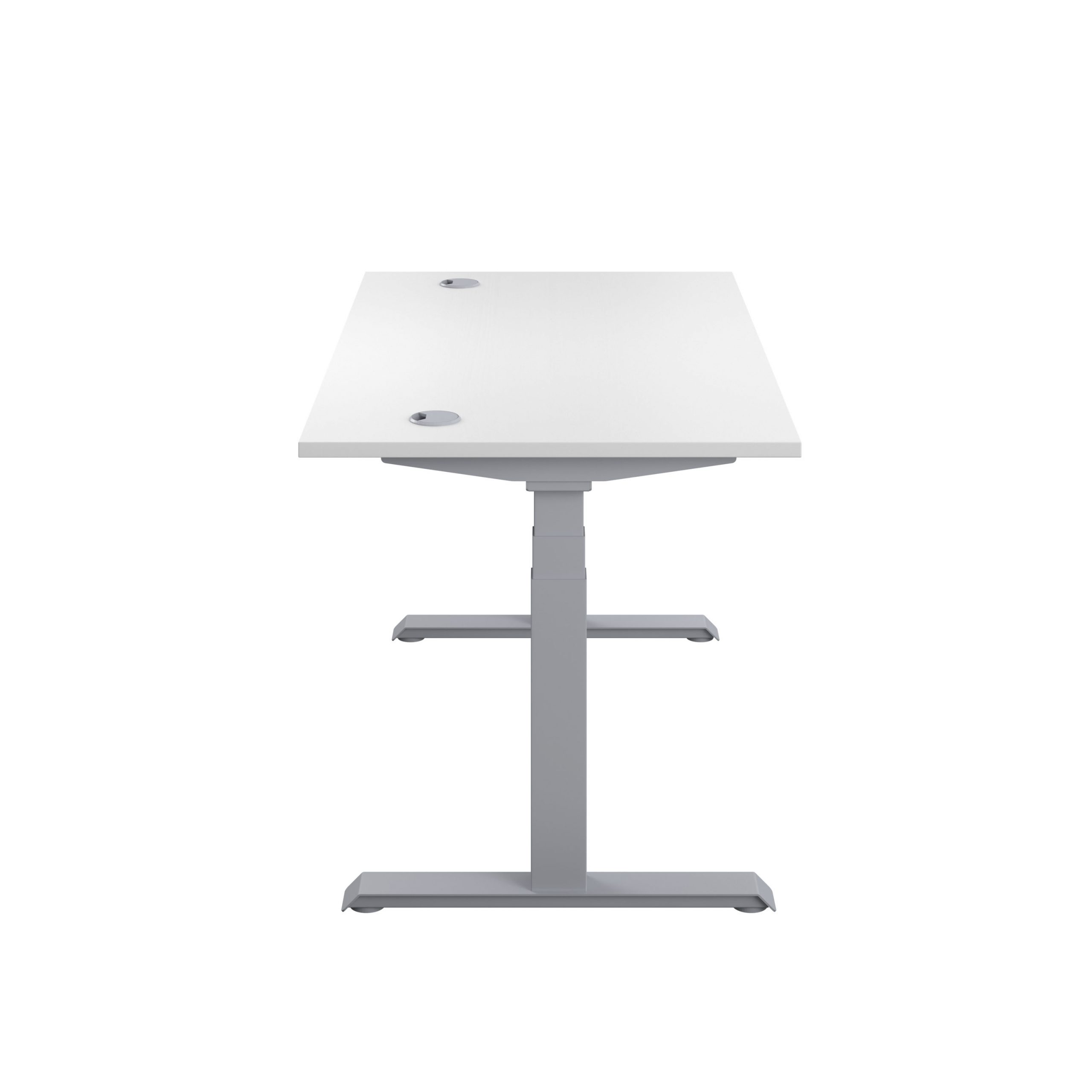 Economy Sit Stand Electric Height Adjustable Desk - With Programmable Memory - Available in 4 Desk Sizes, 4 Top Colours & 2 Leg Frame Colours