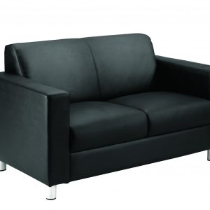 Iceberg Leather Faced 2 Seater Sofa Reception Sofa Soft Seating
