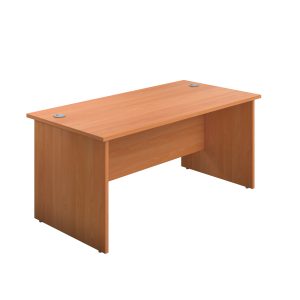 Panel End Rectangular Desk - With 600mm Deep Top - With a Choice of Colour Options