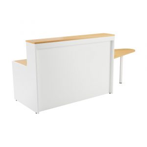 Reception Unit - 1460w x 890d x 1165h mm - With a Choice of Matching & Contrasting Tops & Sides Options