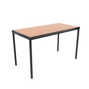 PU Edged Classroom Table - 1200 x 600 x 710 mm - With Black Frame