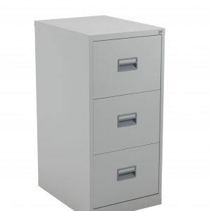 Steel 3 Drawer Filing Cabinet - 465w x 620d x 1000h mm