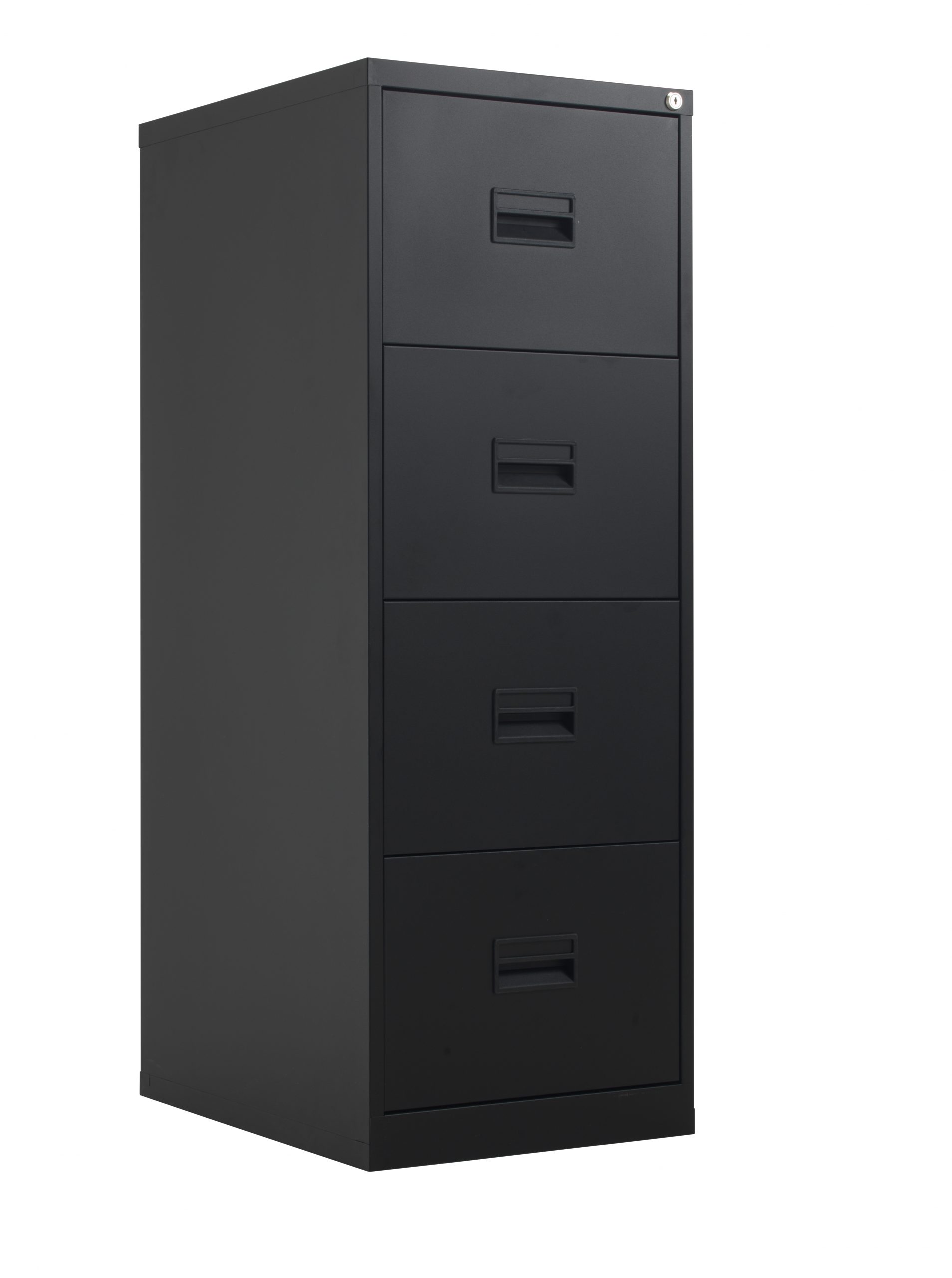 Steel 4 Drawer Filing Cabinet - 465w x 620d x 1300h mm - Image 4