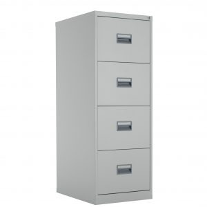 Steel 4 Drawer Filing Cabinet - 465w x 620d x 1300h mm