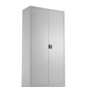 2 Door Steel Cupboard - With 4 No. Shelves - 920w x 420d x 1790h mm
