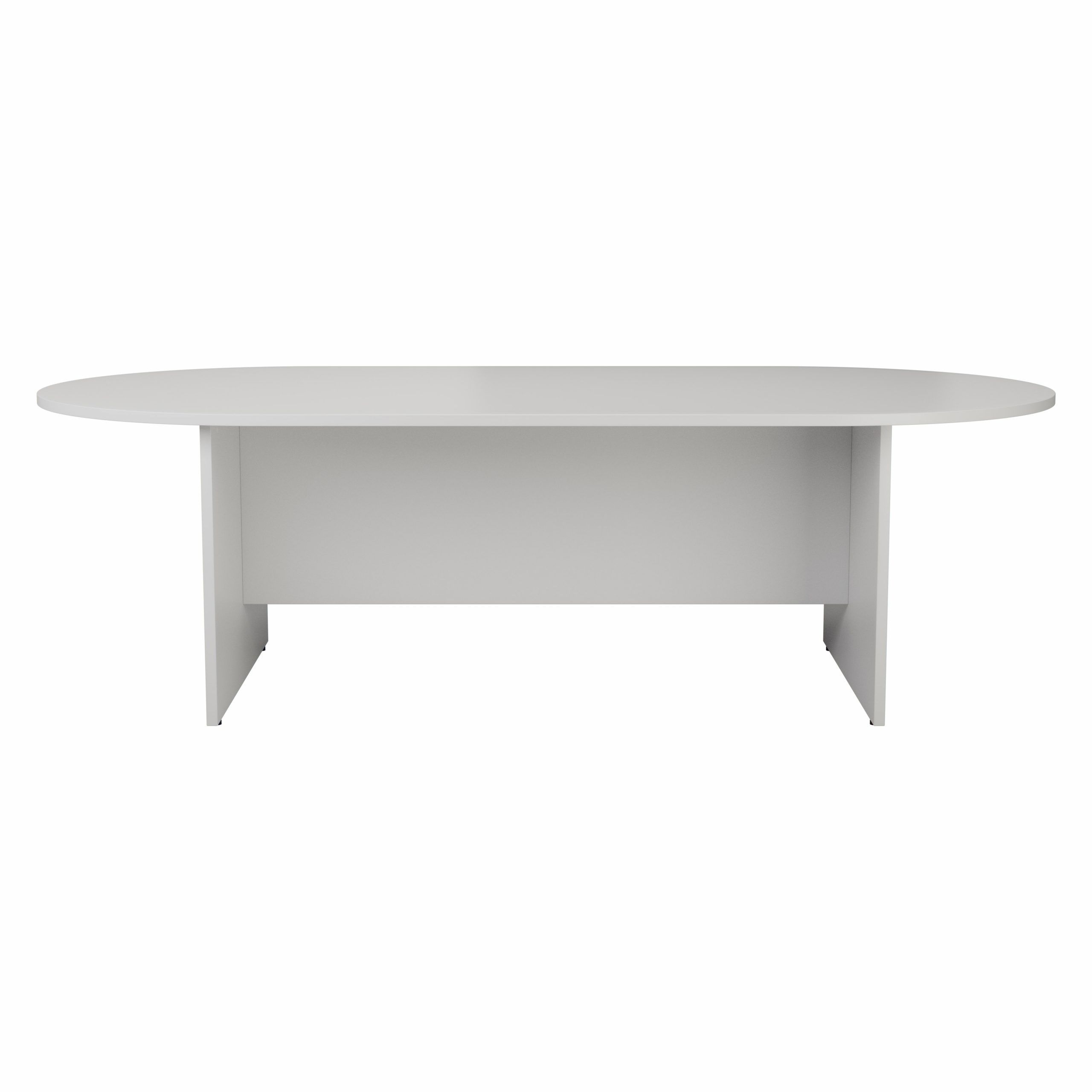 1800mm D-End Meeting Table - 1800w x 1000d x 730h mm - Beech - Image 8