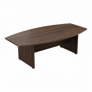 Executive Barrel Shaped Meeting Table - 2400w x 1250d x 750h mm