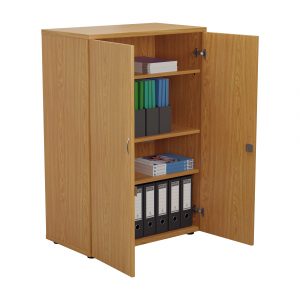 1200mm High Wooden Cupboard (450mm Deep) - Nova Oak